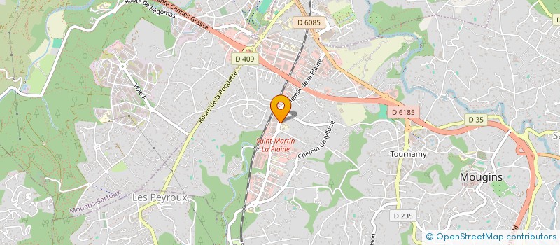 localisation de l'entreprise ASSOCIATION DE COORDINATION USEP DE MOUGINS à MOUGINS