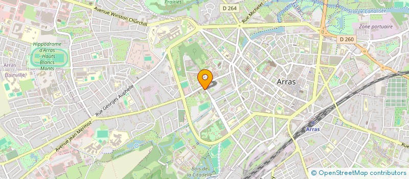 localisation de l'entreprise ASSOCIATION DE CULTURE OUVRIERE DU PAS DE CALAIS à ARRAS