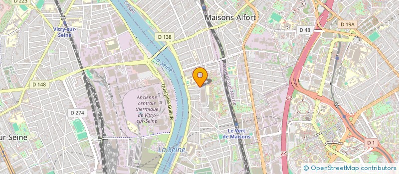 localisation de l'entreprise ASSOCIATION DE DANSE ELLE ET LUI  ALFORTVILLE