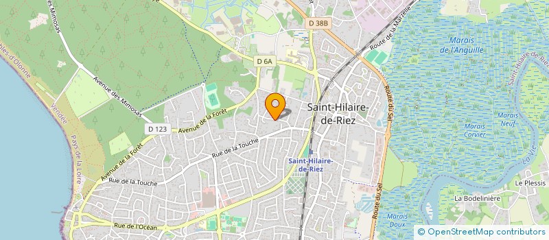 localisation de l'entreprise ASSOCIATION DE DANSE  LES CAPUCINES à NOTRE-DAME-DE-RIEZ