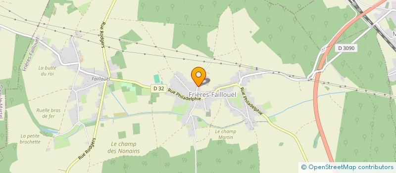 localisation de l'entreprise ASSOCIATION  DE DANSE ROMU&VOUS  FRIERES-FAILLOUEL