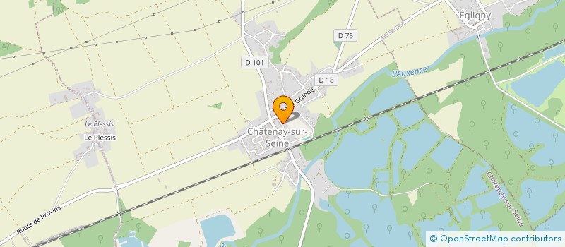 localisation de l'entreprise ASSOCIATION DE DANSES DE CHATENAY  CHATENAY-SUR-SEINE