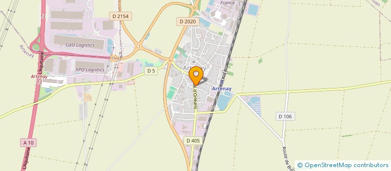 localisation de l'entreprise ASSOCIATION DE DEFENSE D'HANDICAPES ET ACCIDENTES DU TRAVAIL à ARTENAY