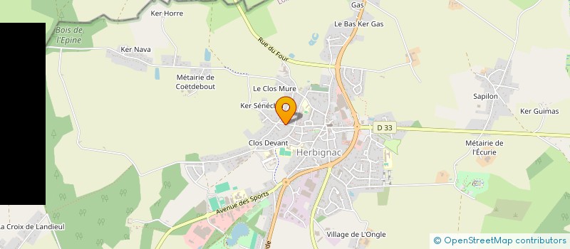 localisation de l'entreprise ASSOCIATION DE DEFENSE D'HERBIGNAC CONTRE LE PLU 2017-27 à HERBIGNAC