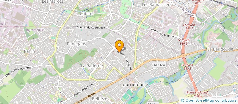 localisation de l'entreprise ASSOCIATION DE DEFENSE D UN URBANISME CONCERTE ET RESPECTUEUX DU CADRE DE VIE DES TOURNEFEUILLAIS  TOURNEFEUILLE