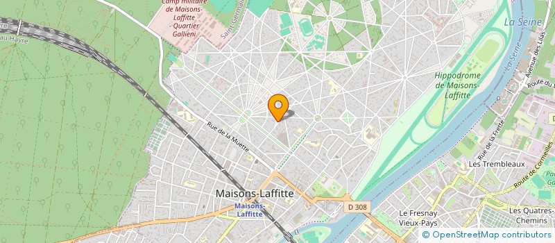 localisation de l'entreprise ASSOCIATION DE DEFENSE DE L' ENVIRONNEMENT DU PARC DE MAISONS LAFFITTE (LE PATRIMOINE) à MAISONS-LAFFITTE