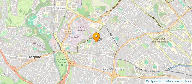 localisation de l'entreprise ASSOCIATION DE DEFENSE DE L' ENVIRONNEMENT ET DE LA QUALITE DE LA VIE DES QUARTIERS PETIT-BARD PERGOLA - A.D.E.Q.V à MONTPELLIER