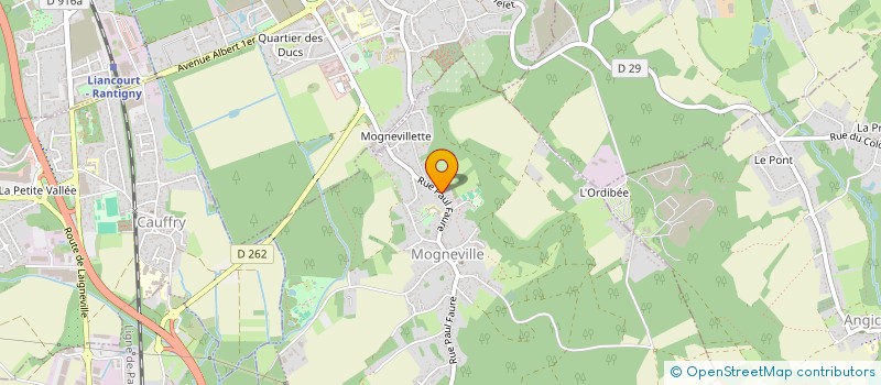 localisation de l'entreprise ASSOCIATION DE DEFENSE DE L'ENVIRONNEMENT ET DE PROTECTION DU TERRITOIRE  MOGNEVILLE