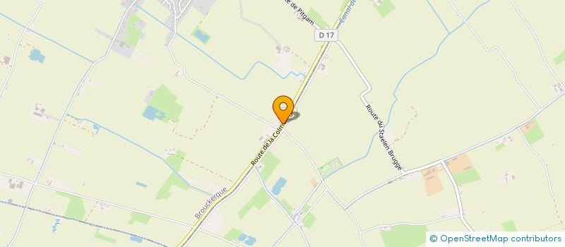 localisation de l'entreprise ASSOCIATION DE DEFENSE DE L'ENVIRONNEMENT ET DES PAYSAGES FLAMANDS  BROUCKERQUE