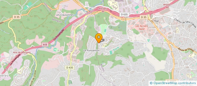 localisation de l'entreprise ASSOCIATION DE DEFENSE DE LENVIRONNEMENT DES SEMBOULES à ANTIBES
