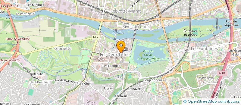 localisation de l'entreprise ASSOCIATION DE DEFENSE DES CONSOMMATEURS ET DU LOGEMENT à TOURS