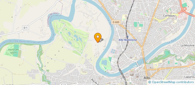 localisation de l'entreprise ASSOCIATION DE DEFENSE DES CONTRIBUABLES DE LA COMMUNAUTE D'AGGLOMERATION DE L'ALBIGEOIS à ALBI