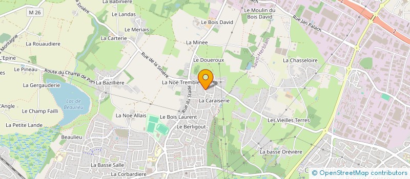 localisation de l'entreprise ASSOCIATION DE DEFENSE DES COUERONNAIS à COUERON