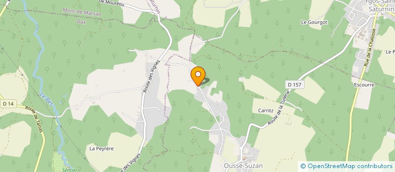 localisation de l'entreprise ASSOCIATION DE DEFENSE DES DROITS DES ACCIDENTES ET DES HANDICAPES DES LANDES - DE YGOS - MORCENX  YGOS-SAINT-SATURNIN