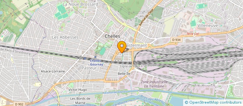 localisation de l'entreprise ASSOCIATION DE DEFENSE DES DROITS DES ENFANTS à CHELLES