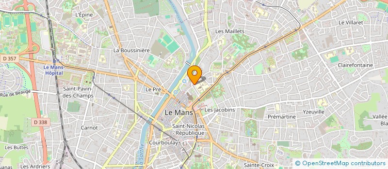 localisation de l'entreprise ASSOCIATION DE DEFENSE DES DROITS DES FEMMES 72  LE MANS