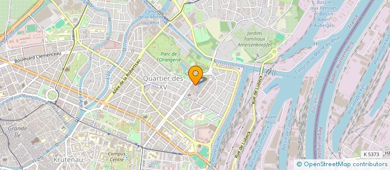 localisation de l'entreprise ASSOCIATION DE DEFENSE DES INTERETS DES QUARTIERS CENTRE-EST DE STRASBOURG à STRASBOURG