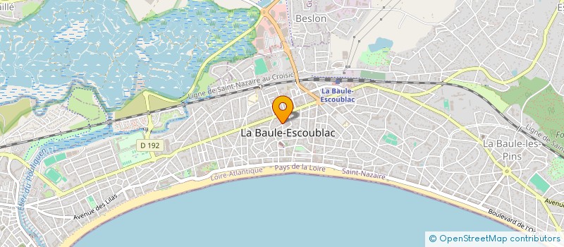 localisation de l'entreprise ASSOCIATION DE DEFENSE DES INTERETS DU MARCHE DE LA BAULE à LA BAULE-ESCOUBLAC