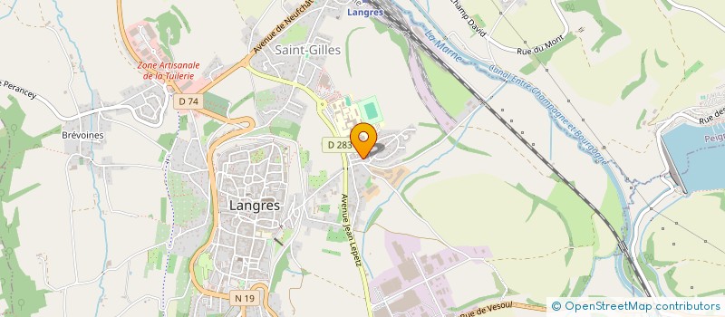 localisation de l'entreprise ASSOCIATION DE DEFENSE DES LOCATAIRES DE LANGRES à LANGRES