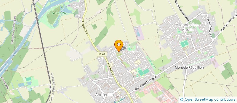 localisation de l'entreprise ASSOCIATION DE DEFENSE DES LOCATAIRES PARTENORD SECTEURS CAREMBAULT ET WEPPES  ANNULLIN