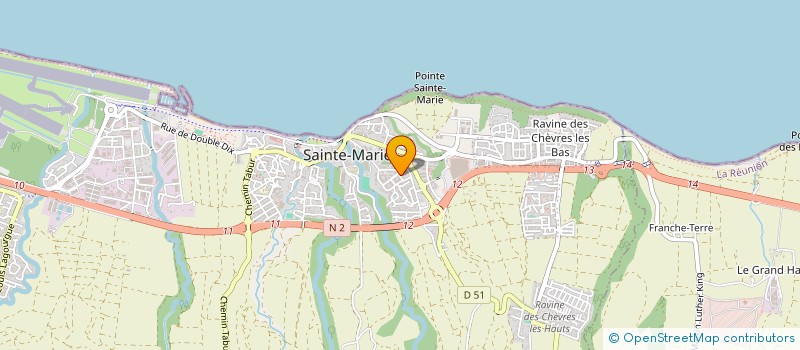 localisation de l'entreprise ASSOCIATION DE DEFENSE DES USAGERS DE LA ROUTE à SAINTE-MARIE