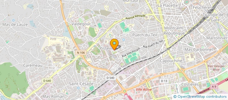 localisation de l'entreprise ASSOCIATION DE DEFENSE DES USAGERS DU LOGEMENT HABITAT & CADRE DE VIE CONFEDERATION GENERALE DE LOGEMENT DE PISSEVIN  NIMES