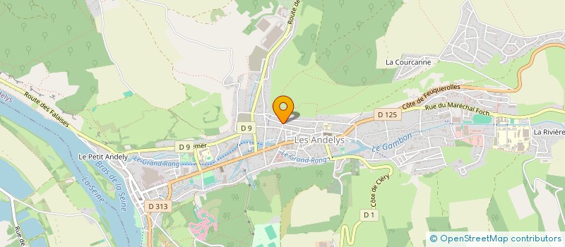 localisation de l'entreprise ASSOCIATION DE DEFENSE DU SOUVENIR FRANCAIS à LES ANDELYS