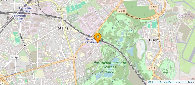 localisation de l'entreprise ASSOCIATION DE DEFENSE ET D' AIDE AUX FEMMES ET ENFANTS à STAINS