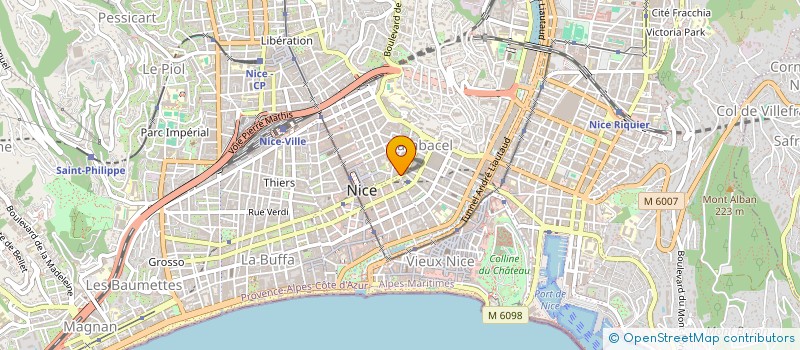 localisation de l'entreprise ASSOCIATION DE DEFENSE ET D'ASSISTANCE DES ALPES-MARITIMES à NICE
