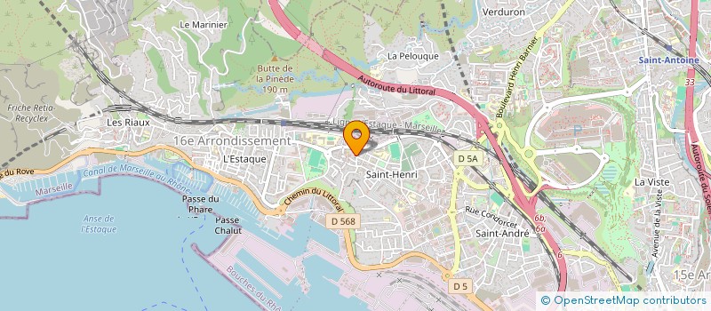 localisation de l'entreprise ASSOCIATION DE DEFENSE ET D'ENTRAIDE SOCIALE DE LA MONJARDE à MARSEILLE