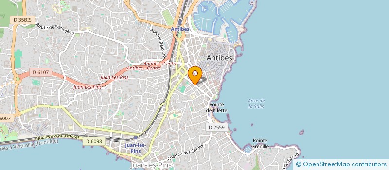 localisation de l'entreprise ASSOCIATION DE DEFENSE ET DE GESTION DE L OLIVETTE à ANTIBES