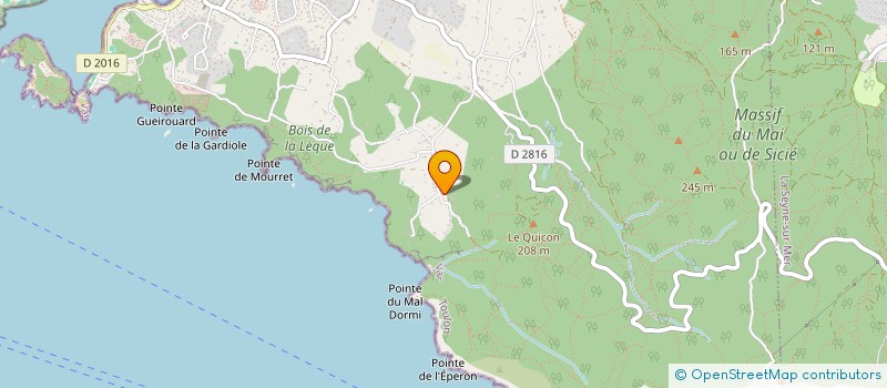 localisation de l'entreprise ASSOCIATION DE DEFENSE ET DE PRESERVATION DE L'ABEILLE (ADEPA) à SIX-FOURS-LES-PLAGES