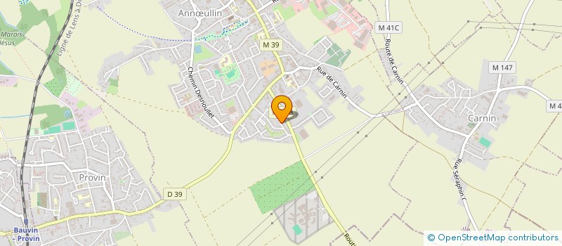 localisation de l'entreprise ASSOCIATION DE DEFENSE ET DE PROTECTION DE L'ENVIRONNEMENT ANNOEULLINOIS  ANNULLIN