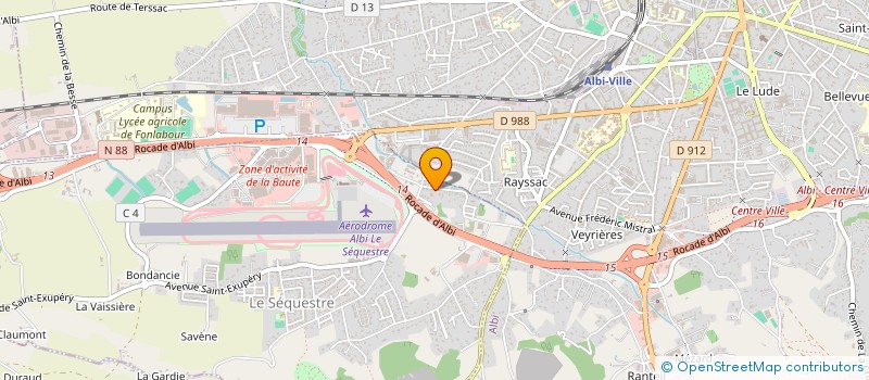 localisation de l'entreprise ASSOCIATION DE DEFENSE LE SEQUESTRE  LE SEQUESTRE