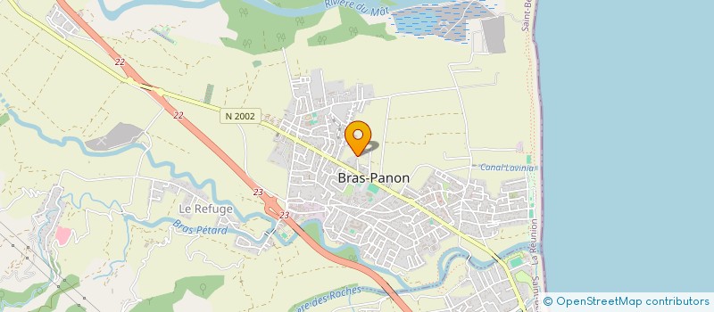 localisation de l'entreprise ASSOCIATION DE DEFENSE PERSONNELLE PANONNAISE à BRAS-PANON