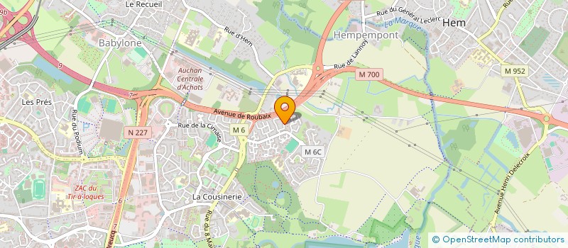 localisation de l'entreprise ASSOCIATION DE DENTISTES SOLIDAIRES à VILLENEUVE-D'ASCQ