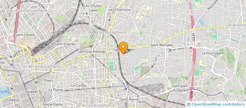 localisation de l'entreprise ASSOCIATION DE DESIGNEURS à MARSEILLE
