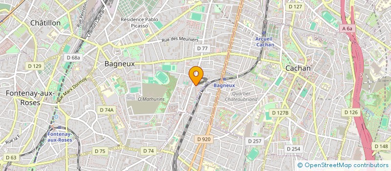 localisation de l'entreprise ASSOCIATION DE DEVELOPPEMENT AIT ZEGANE à BAGNEUX