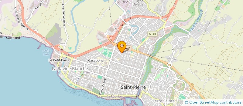 localisation de l'entreprise ASSOCIATION DE DEVELOPPEMENT DE CULTURE ET DE COOPERATION à SAINT-PIERRE