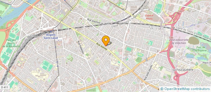 localisation de l'entreprise ASSOCIATION DE DEVELOPPEMENT DE PROJETS ASSOCIATIFS à ANGERS