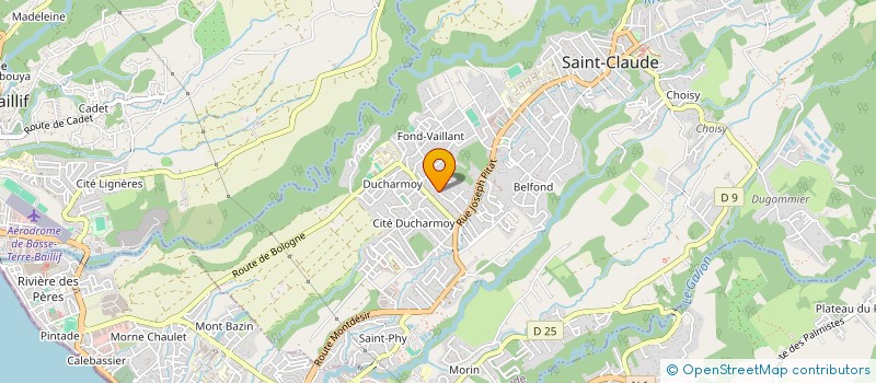 localisation de l'entreprise ASSOCIATION DE DEVELOPPEMENT DES COMPETENCES ET CAPACITES PERSONNELLES à SAINT-CLAUDE