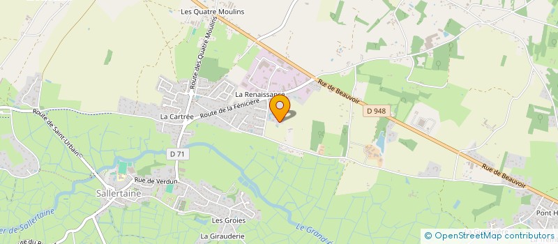 localisation de l'entreprise ASSOCIATION DE DEVELOPPEMENT DES COMPETENCES PSYCHO SOCIALES à SALLERTAINE