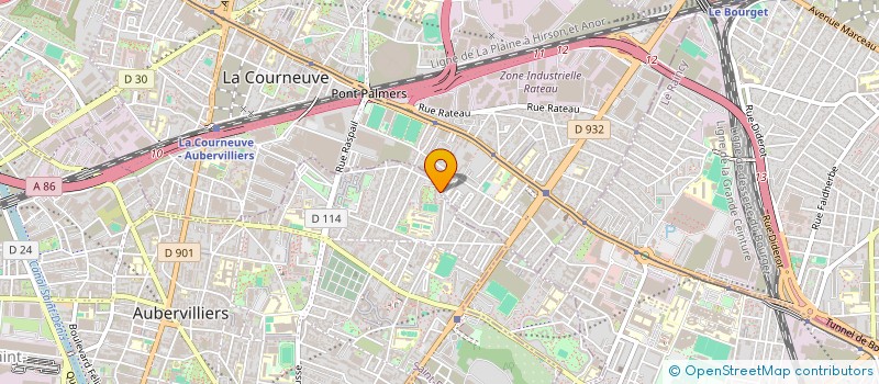 localisation de l'entreprise ASSOCIATION DE DEVELOPPEMENT DU VILLAGE DE DIANGOUNTE CAMARA  AUBERVILLIERS