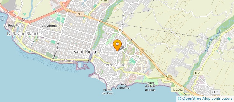 localisation de l'entreprise ASSOCIATION DE DEVELOPPEMENT ET D'ANIMATION REGION SUD à SAINT-PIERRE