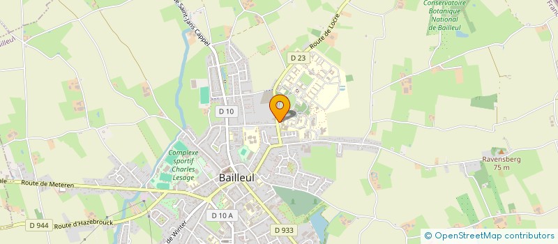 localisation de l'entreprise ASSOCIATION DE DEVELOPPEMENT ET DE PROMOTION DE L'ETABLISSEMENT DE SANTE à BAILLEUL