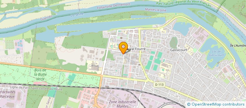 localisation de l'entreprise ASSOCIATION DE DEVELOPPEMENT ET DE SOLIDARITE DES RESSORTISSANTS DE DONDOU EN FRANCE  MANTES-LA-JOLIE