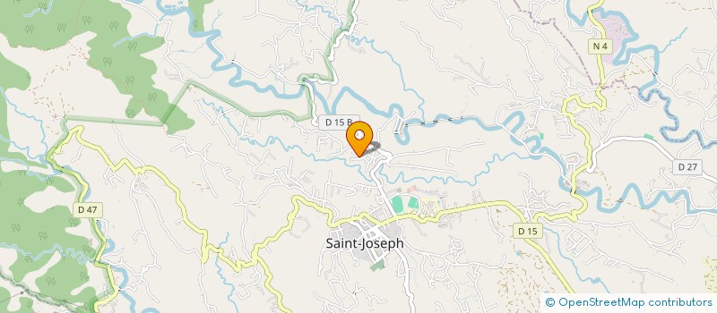 localisation de l'entreprise ASSOCIATION DE DEVELOPPEMENT POUR LA JEUNESSE CARIBEENNE à SAINT-JOSEPH