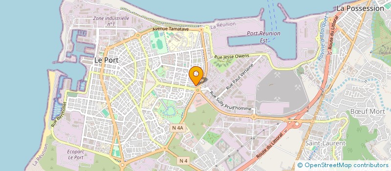 localisation de l'entreprise ASSOCIATION DE DIFFUSION ET DE PROMOTION DU REGGAE DANS L'OCEAN INDIEN à LE PORT
