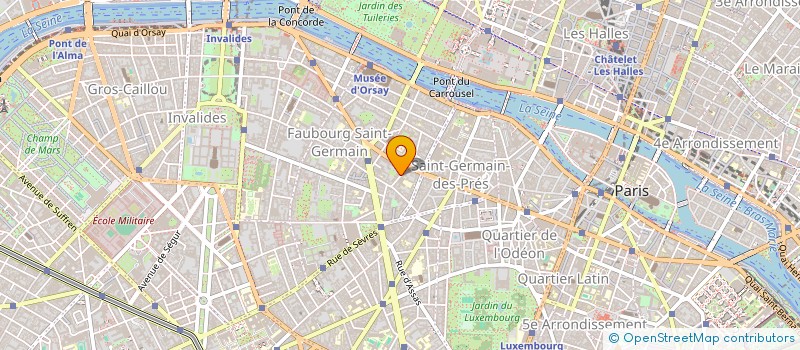 localisation de l'entreprise ASSOCIATION DE DROIT INTERNATIONAL BRANCHE FRANCAISE DE L'INTERNATIONAL LAW ASSOCIATION  PARIS