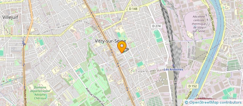 localisation de l'entreprise ASSOCIATION DE EGLISE DE DIEU TOUT-PUISSANT à VITRY-SUR-SEINE